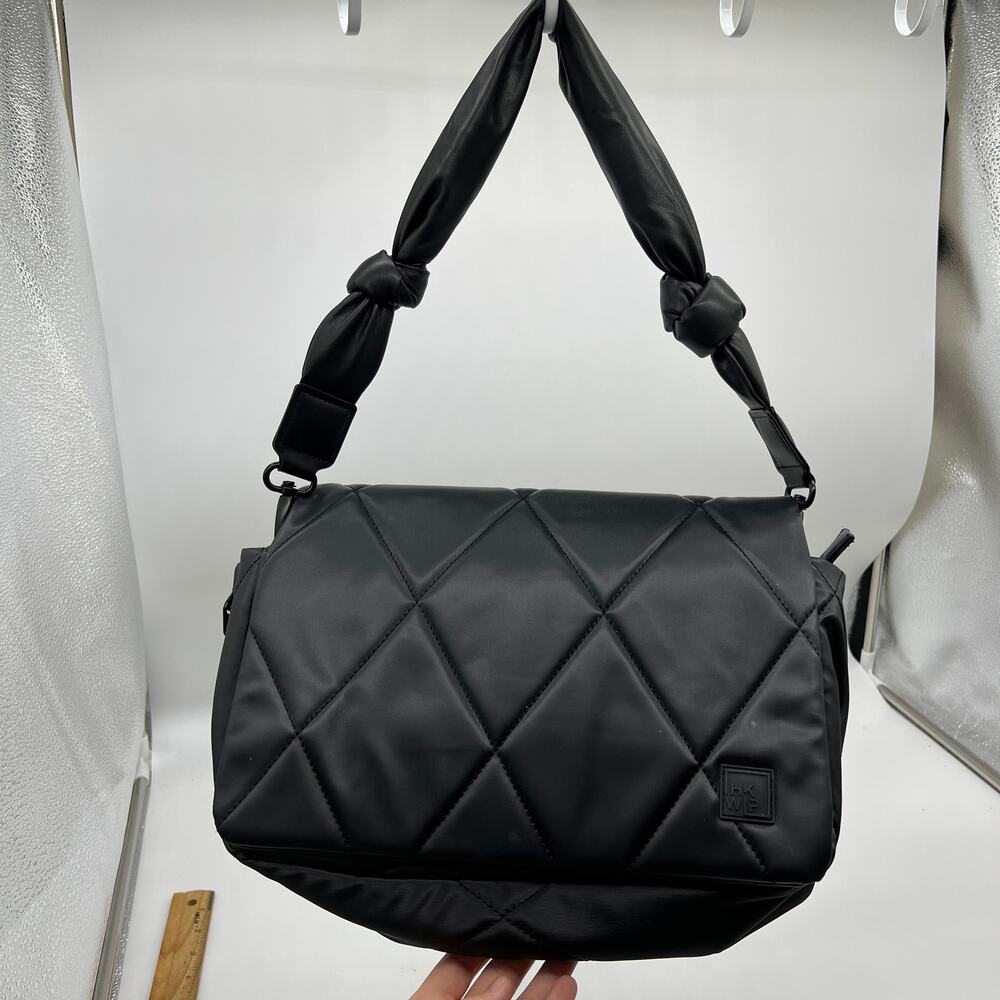 Shawn Killinger x IHKWIP Knotted Shoulder Bag Metallic Black